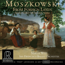 마틴 웨스트 / 모슈코프스키: 관현악 작품집 ; Martin West / Moszkowski: From Foreign Lands - Rediscovered Orchestral Works (HDCD)