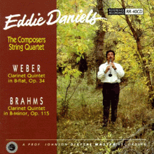 베버 & 브람스: 클라리넷 5중주 ; WEBER & BRAHMS: Clarinet Quintets / EDDIE DANIELS (수입)